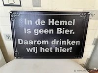 Retrolook sierbord - afbeelding 1 van  1
