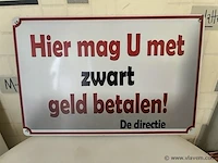 Retrolook sierbord - afbeelding 1 van  1