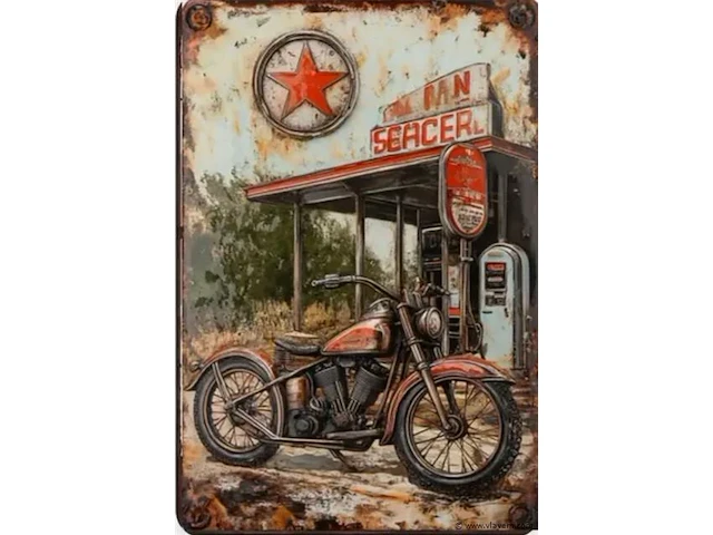 Retrolook sierbord - afbeelding 1 van  1