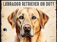 Retrolook sierbord - afbeelding 1 van  1