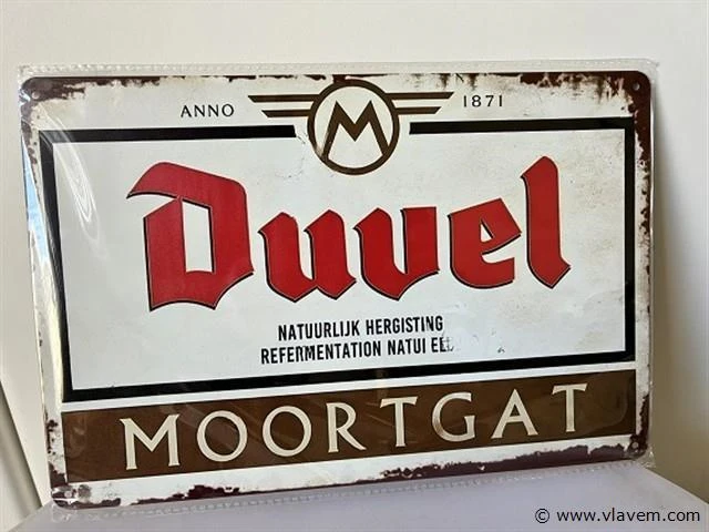 Retrolook sierbord - afbeelding 1 van  1