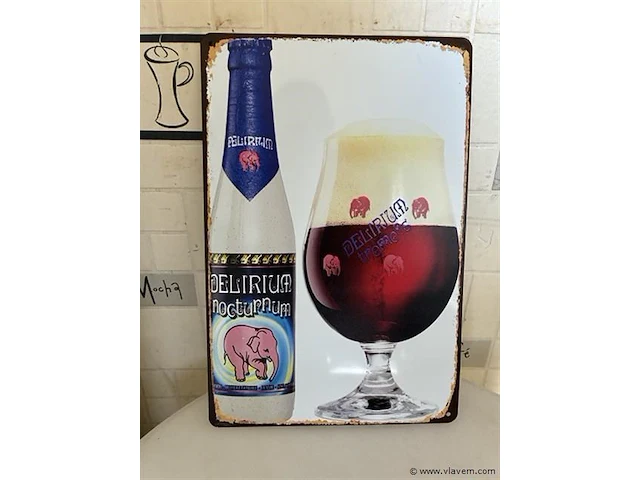 Retrolook sierbord - afbeelding 1 van  1