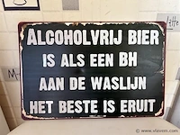 Retrolook sierbord - afbeelding 1 van  1