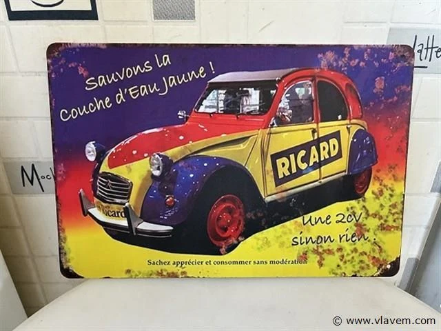 Retrolook sierbord - afbeelding 1 van  1