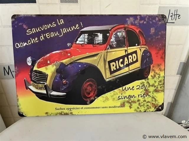 Retrolook sierbord - afbeelding 1 van  1