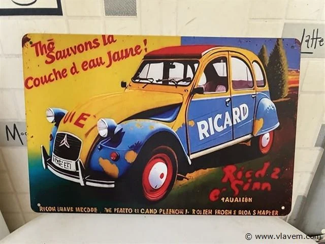 Retrolook sierbord - afbeelding 1 van  1