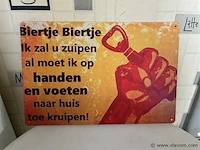 Retrolook sierbord - afbeelding 1 van  1