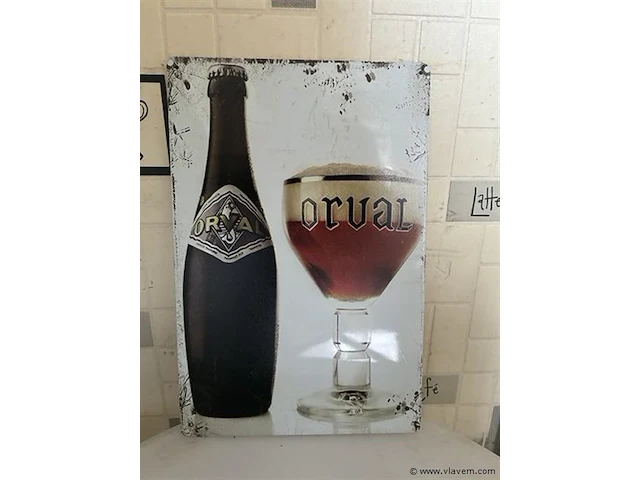Retrolook sierbord - afbeelding 1 van  1