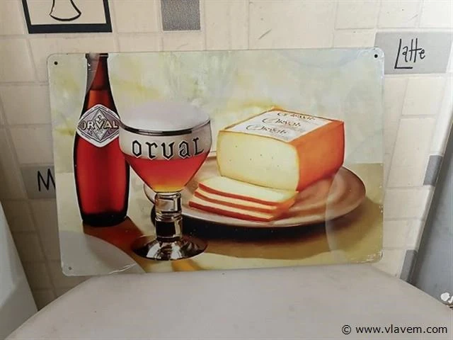 Retrolook sierbord - afbeelding 1 van  1