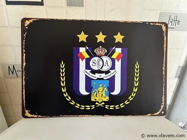 Retrolook sierbord - afbeelding 1 van  1