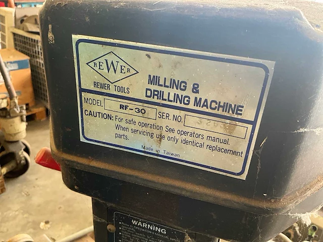 Rewer tools rf-30 boorfreesmachine - afbeelding 7 van  10