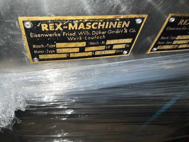 Rex hydro 100 n bowl cutter - afbeelding 2 van  10