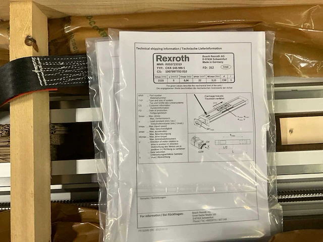 Rexroth cck-145-nn-1 - lineaire geleiding - afbeelding 5 van  9