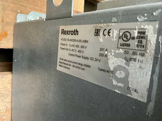 Rexroth indradrive c hcs03.1e-w0350-a-05-lnbn frequentieregelaar - afbeelding 5 van  5