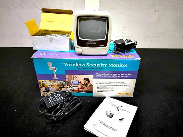 Rf link - wireless security monitor - beveiligingsmonitor - afbeelding 1 van  4