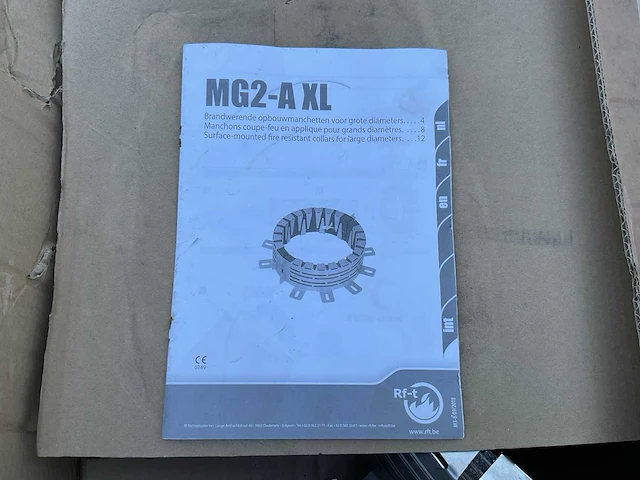 Rf technologies brandwerende opbouwmanchetten mg2-a xl dakmateriaal (7x) - afbeelding 6 van  6