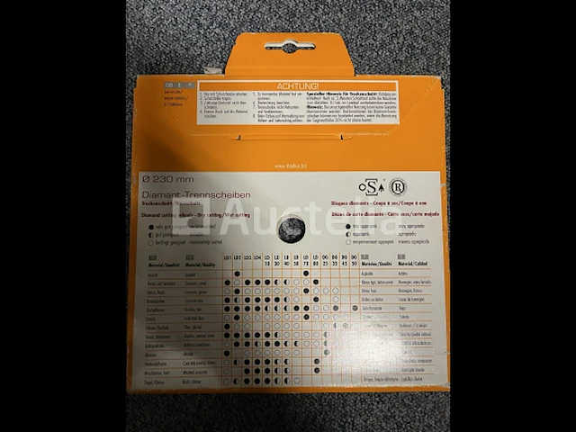 Rhodius diamantblad 230mm - afbeelding 2 van  2