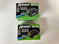 Ribimex bouwplaats radio + 2x batterij - afbeelding 6 van  7