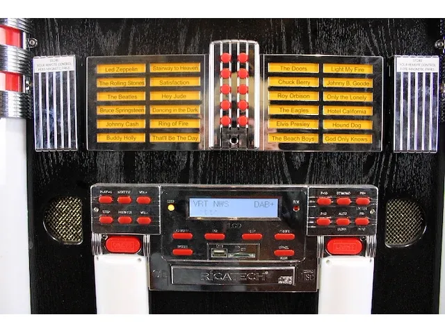 Ricatech retro led jukebox - afbeelding 4 van  8
