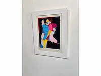 Richard lindner 1969 (after) - kamer te huur,, litho's 71x55 cm - ingelijst . 97x77 cm - afbeelding 2 van  7