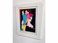 Richard lindner 1969 (after) - kamer te huur,, litho's 71x55 cm - ingelijst . 97x77 cm - afbeelding 3 van  7