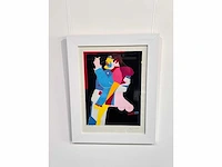 Richard lindner 1969 (after) - kamer te huur,, litho's 71x55 cm - ingelijst . 97x77 cm - afbeelding 7 van  7