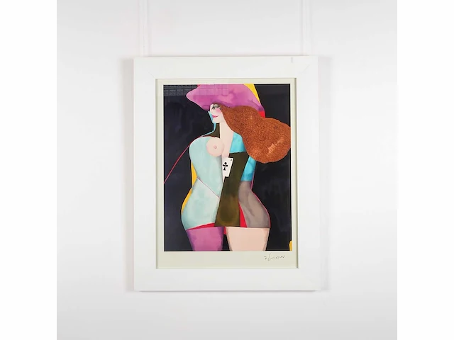 Richard lindner 1971 - lithografieën. 105x60 cm - gelimiteerde editie - afbeelding 1 van  3