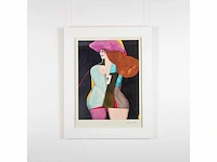 Richard lindner 1971 - lithografieën. 105x60 cm - gelimiteerde editie - afbeelding 1 van  3