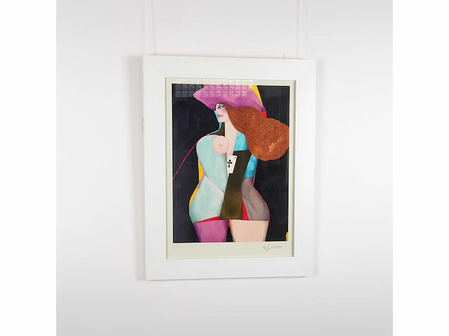 Richard lindner 1971 - lithografieën. 105x60 cm - gelimiteerde editie - afbeelding 2 van  3