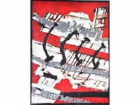 Richard tolmeyer - acryl op papier - ingelijst - afbeelding 1 van  6