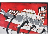 Richard tolmeyer - acryl op papier - ingelijst - afbeelding 4 van  6