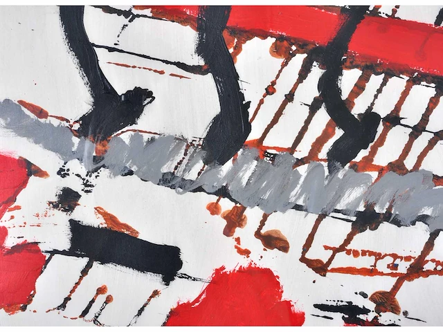 Richard tolmeyer - acryl op papier - ingelijst - afbeelding 5 van  6