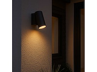 Richtbare led wandlamp – sw-145 – 5w – 3500k warm wit – zwart – ip54 – aluminium (x6) - afbeelding 2 van  5