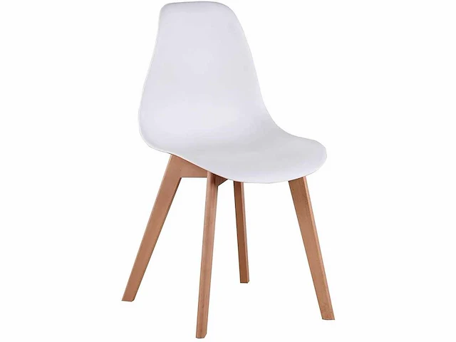 Rico white pp - dining chair (4x) - afbeelding 1 van  1