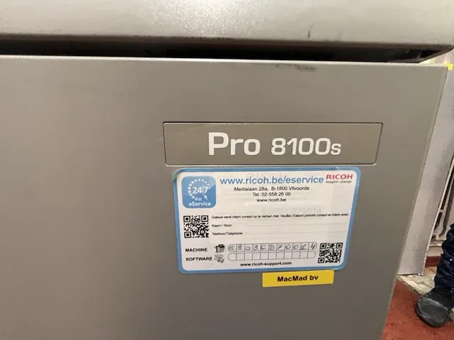 Ricoh pro 8100s - afbeelding 5 van  11