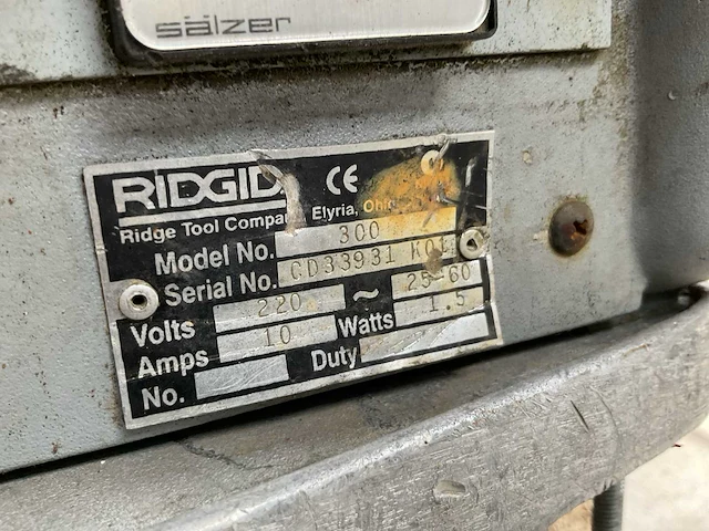 Ridgid 300 draadsnijmachine - afbeelding 4 van  5