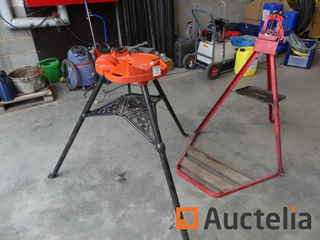 Ridgid 460 buisbankschroef, virax werkbank - afbeelding 1 van  8