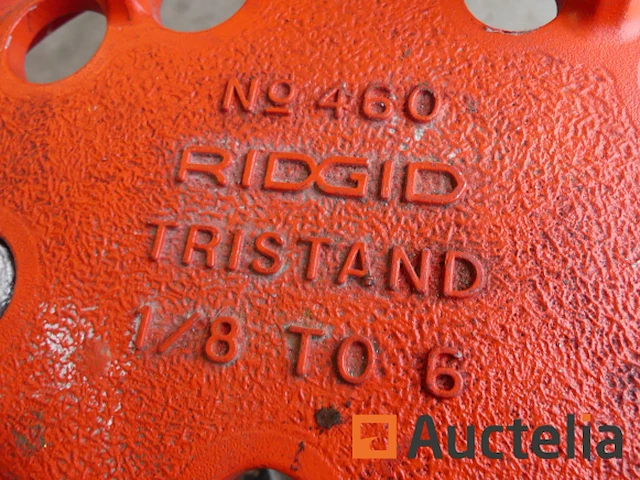 Ridgid 460 buisbankschroef, virax werkbank - afbeelding 3 van  8