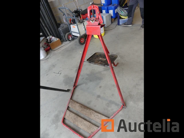 Ridgid 460 buisbankschroef, virax werkbank - afbeelding 4 van  8