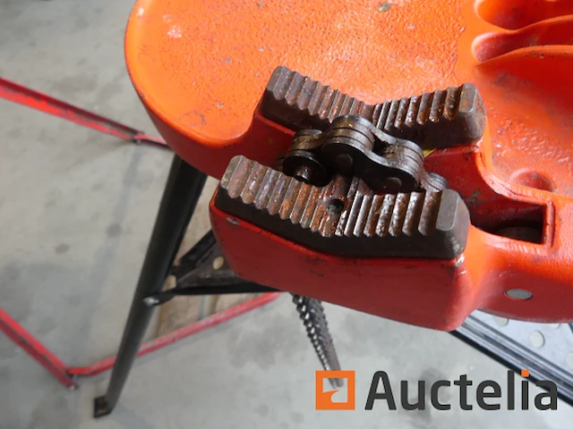Ridgid 460 buisbankschroef, virax werkbank - afbeelding 7 van  8