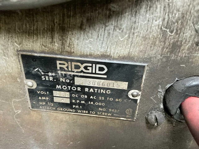 Ridgid 535 draadsnijmachine - afbeelding 9 van  9