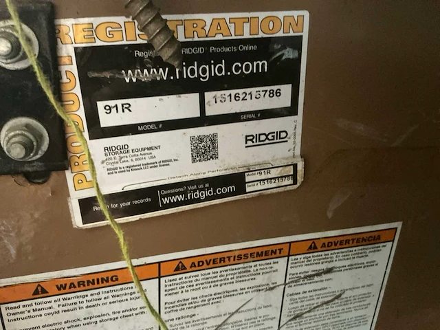 Ridgid 91r materiaalkoffer - afbeelding 6 van  6
