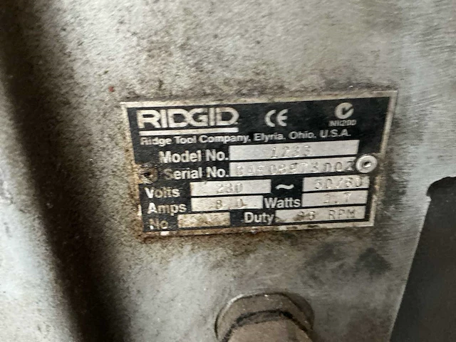 Ridgid draadsnijmachine - afbeelding 5 van  5