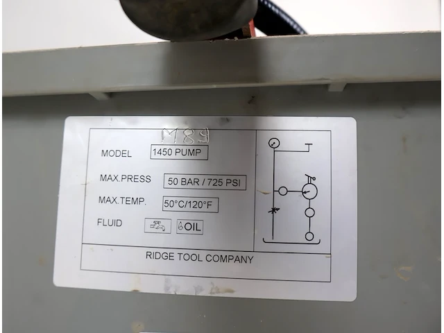 Ridgid hogedruk afperspomp - afbeelding 3 van  4