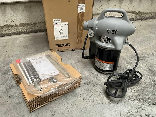 Ridgid k-50 x segmentveermachine/rioolontstopper - afbeelding 1 van  6