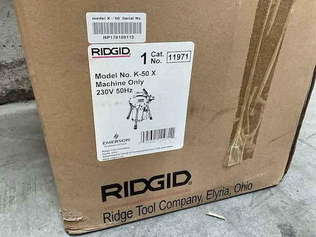 Ridgid k-50 x segmentveermachine/rioolontstopper - afbeelding 4 van  6