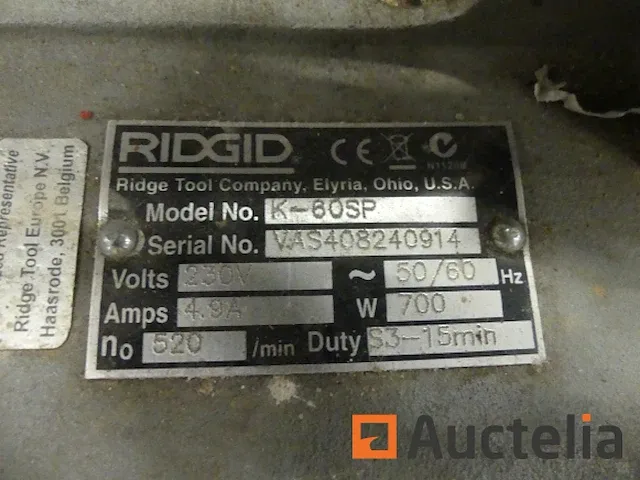 Ridgid k-60sp ontstopper - afbeelding 4 van  6
