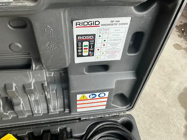 Ridgid rp340 - persmachine - afbeelding 3 van  4