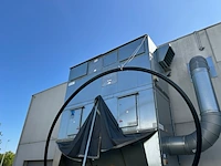 Riedex stofafzuiging buitenunit in werking