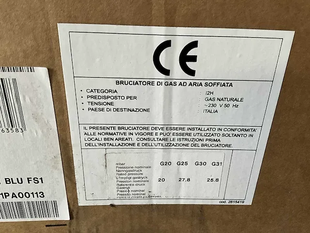 Riello rs25/m gasventilatorbrander - afbeelding 5 van  7